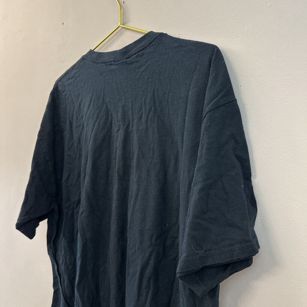 Gildan Black/ Multi Hokies Short Sleeve Graphic Tee Extra Large