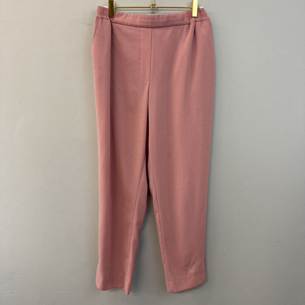 Anthropologie Pink The Essential Pull On Trouser Pants Small