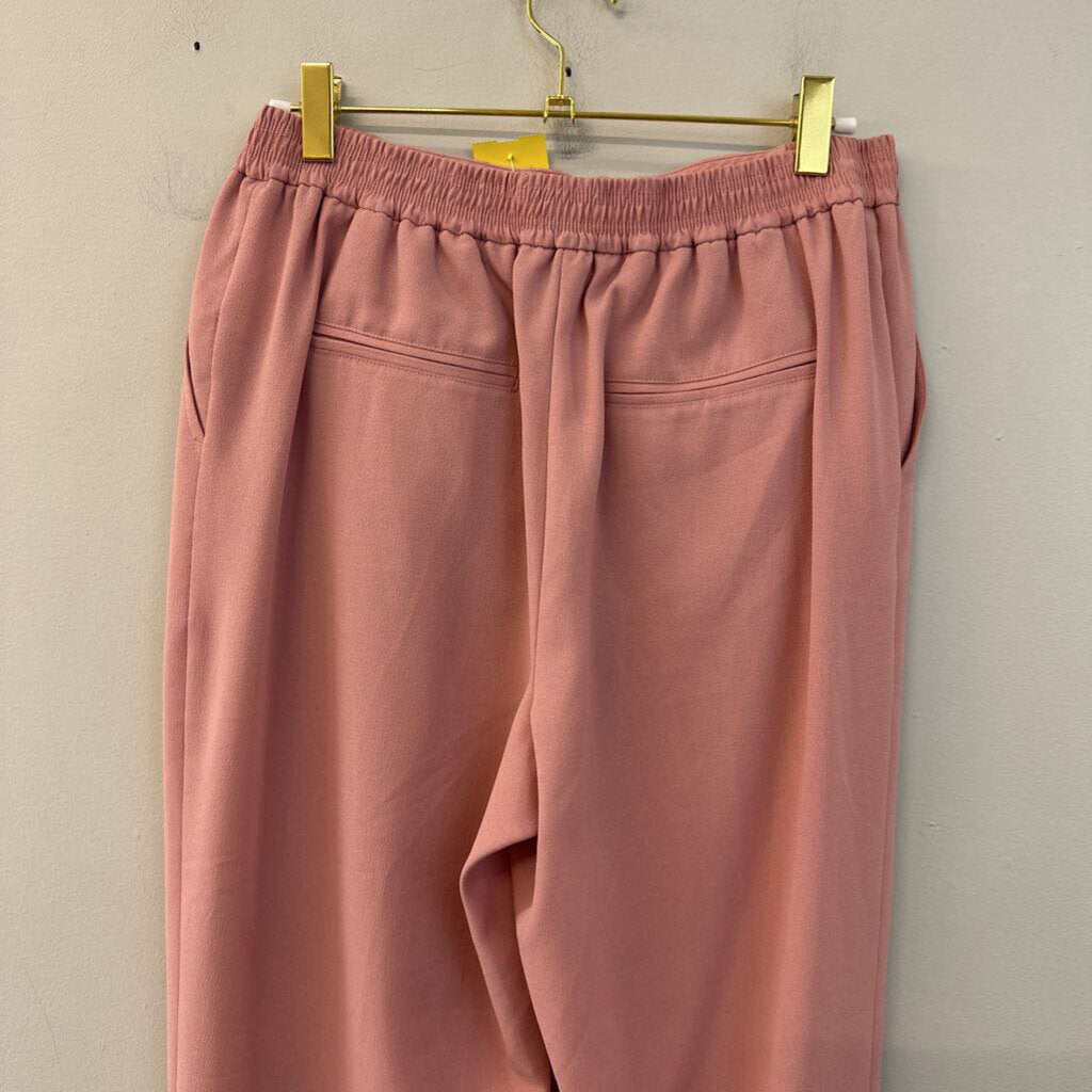 Anthropologie Pink The Essential Pull On Trouser Pants Small
