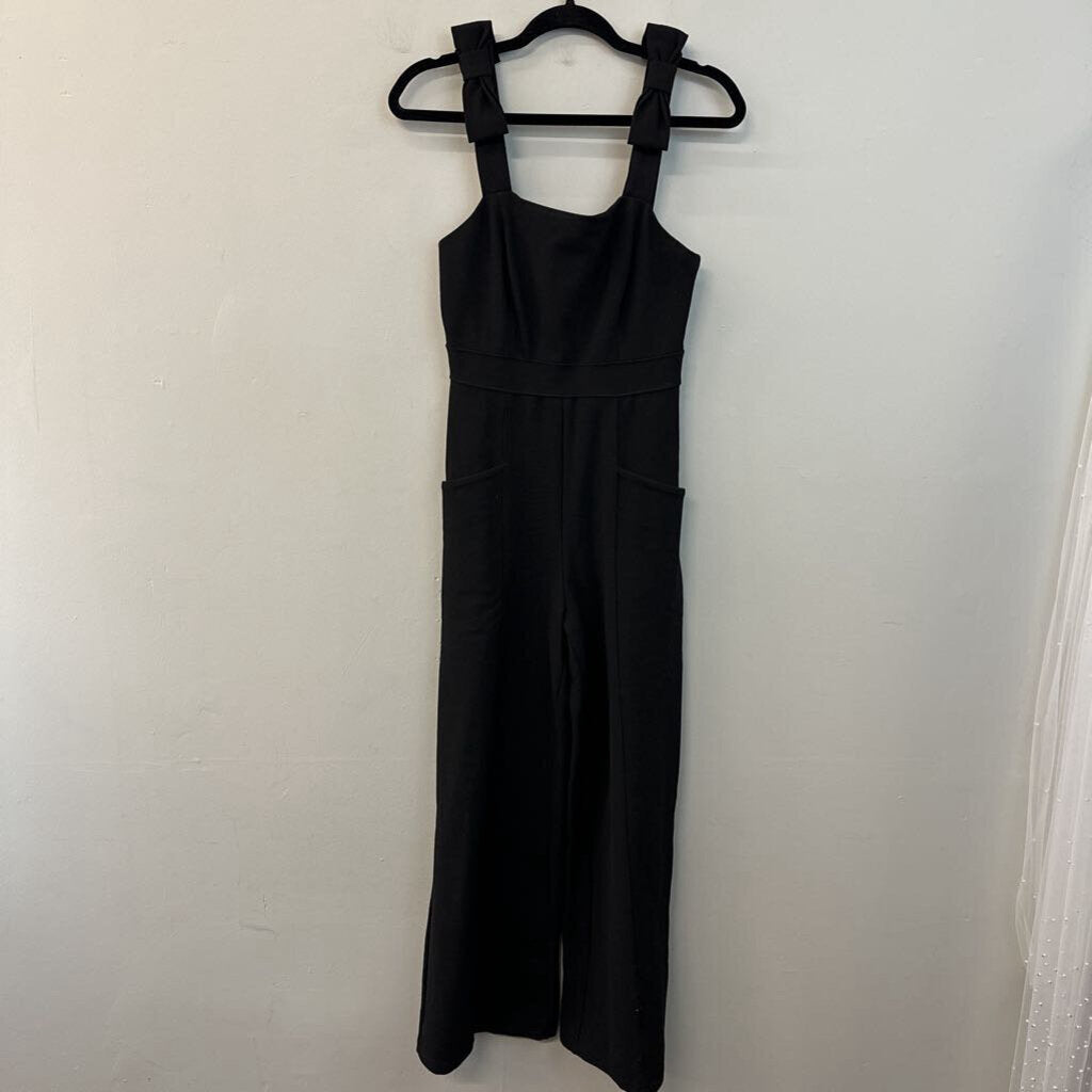 Maeve Black Bow Strap Jumpsuit 2
