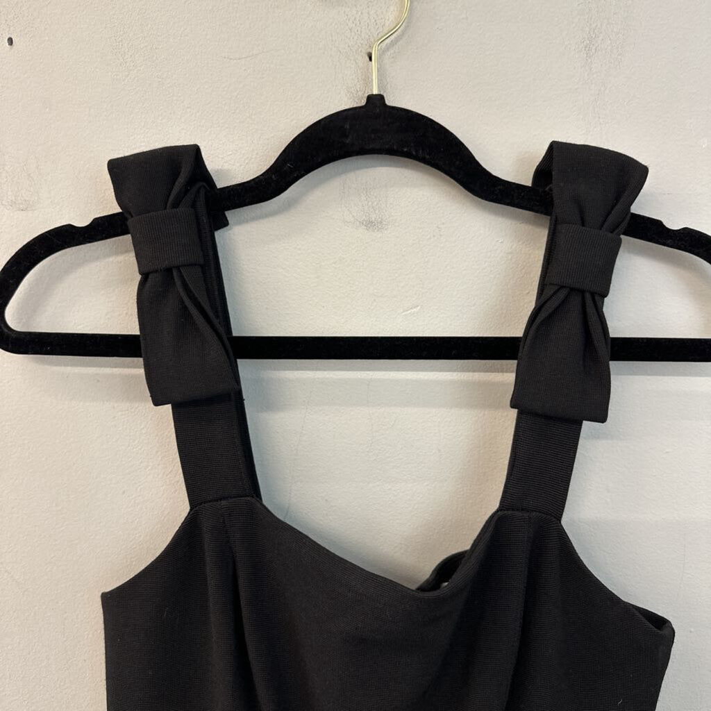 Maeve Black Bow Strap Jumpsuit 2