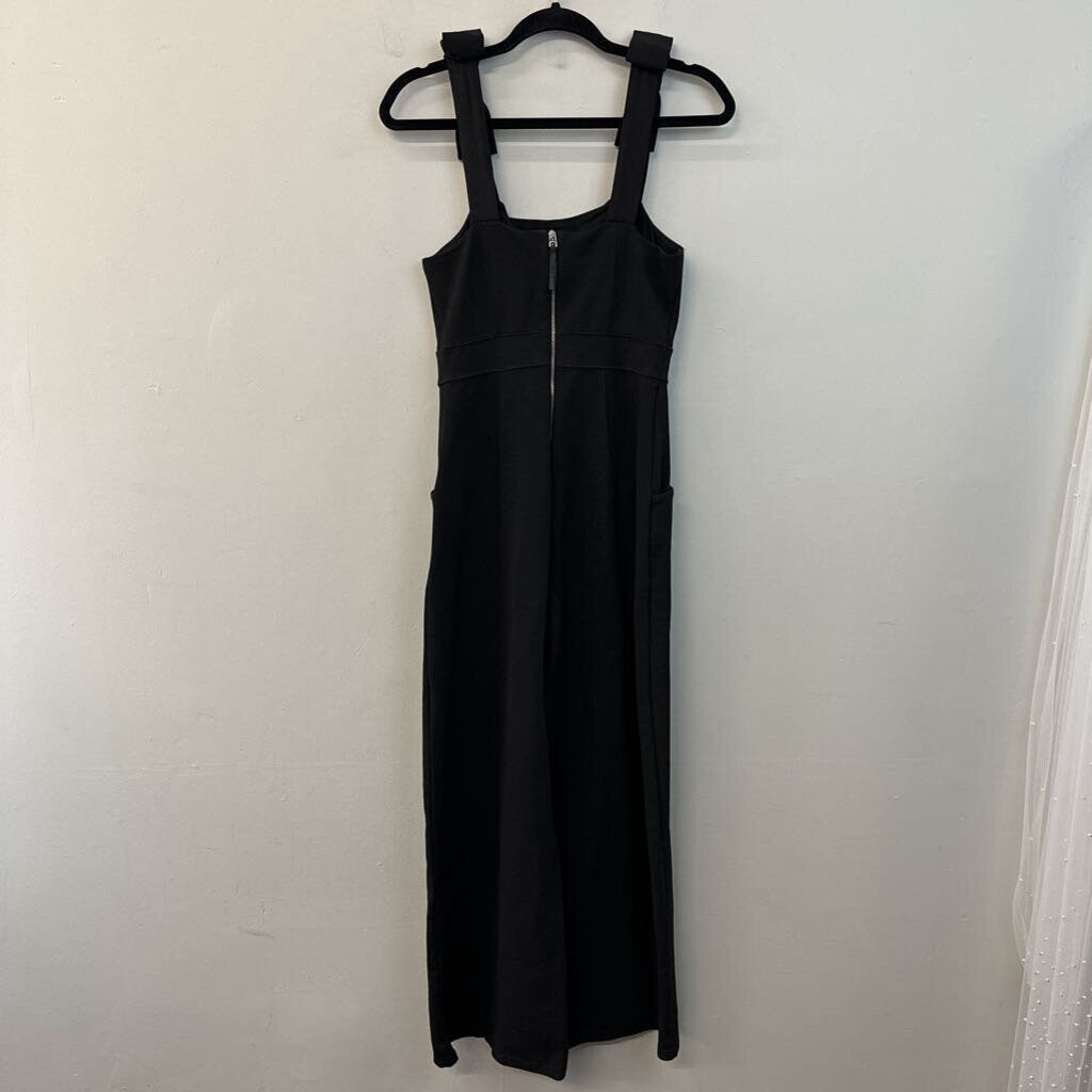 Maeve Black Bow Strap Jumpsuit 2