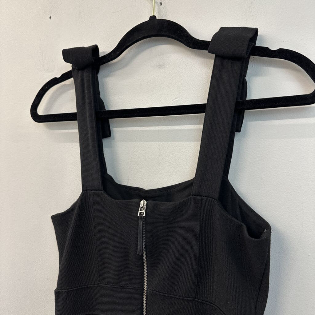 Maeve Black Bow Strap Jumpsuit 2