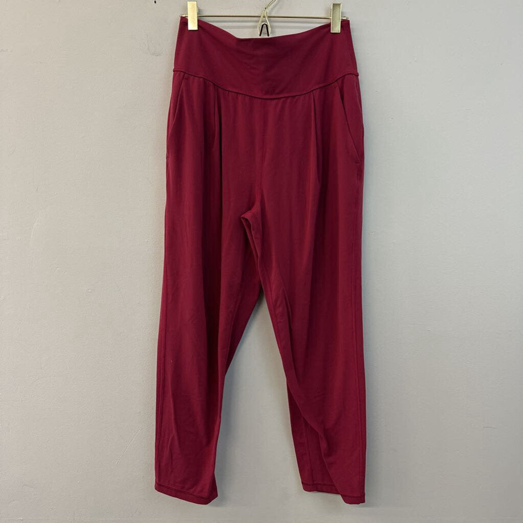 Athleta Red Full Length Leggings Small