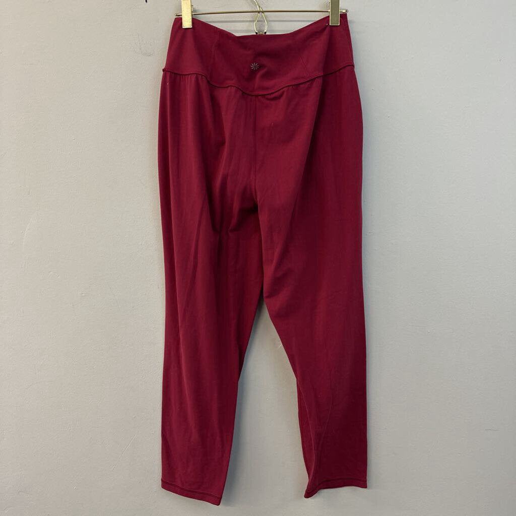 Athleta Red Full Length Leggings Small