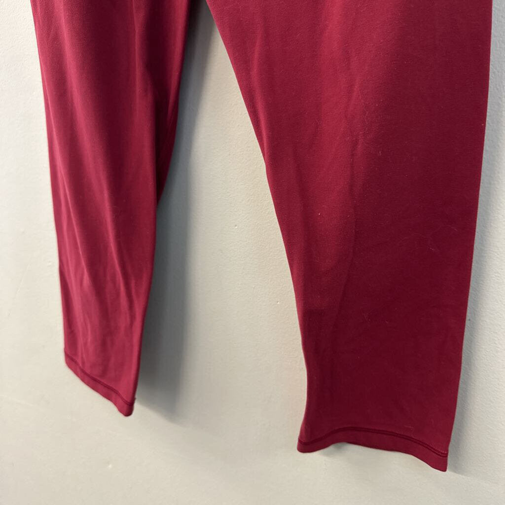 Athleta Red Full Length Leggings Small