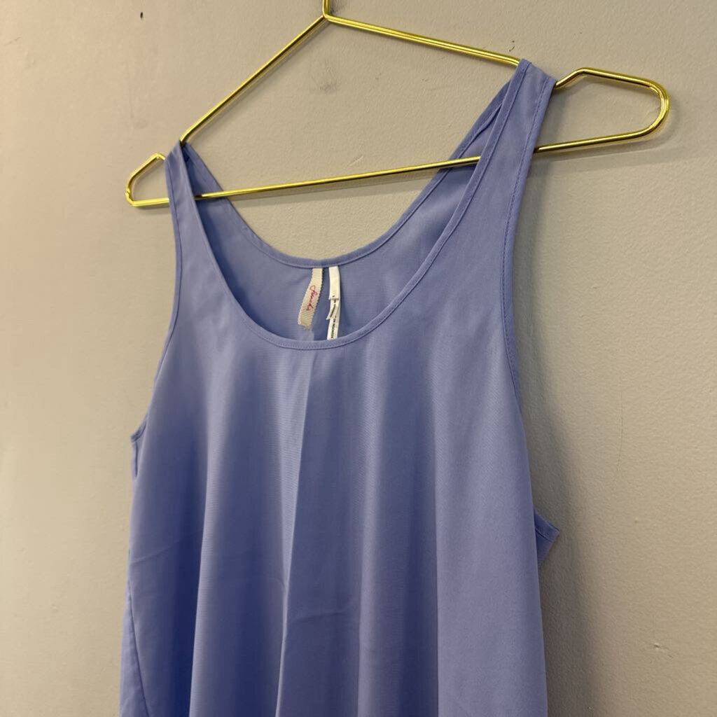 Frenchi Blue Tank Top Small