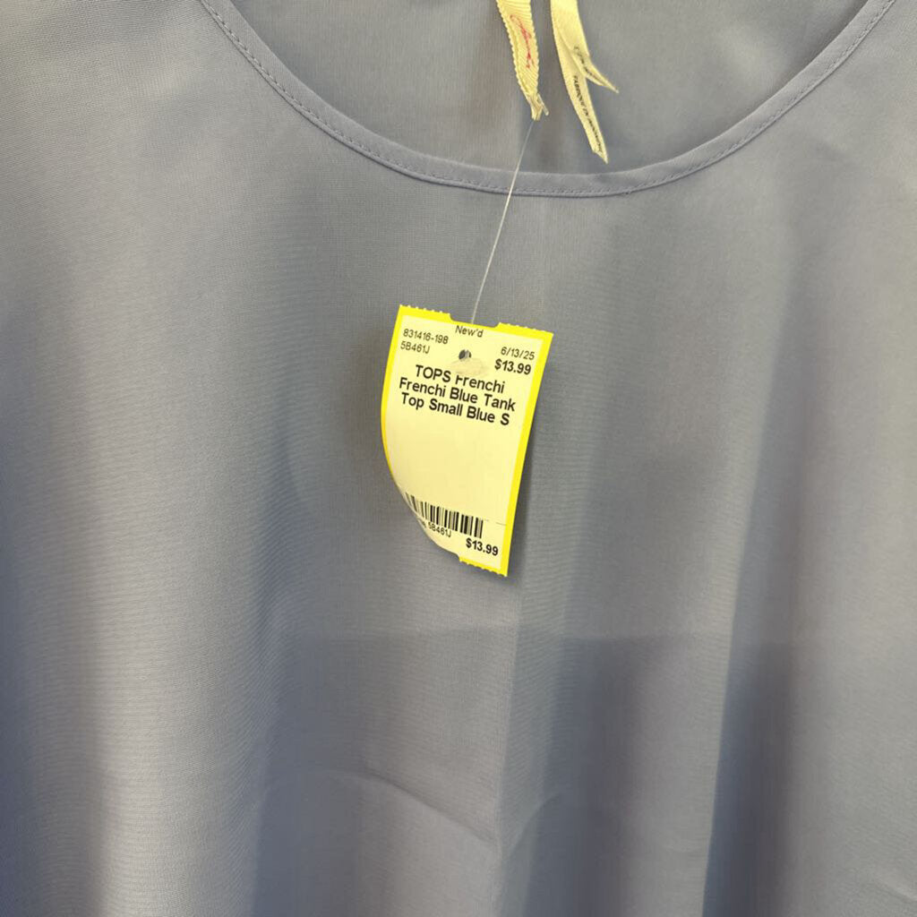 Frenchi Blue Tank Top Small