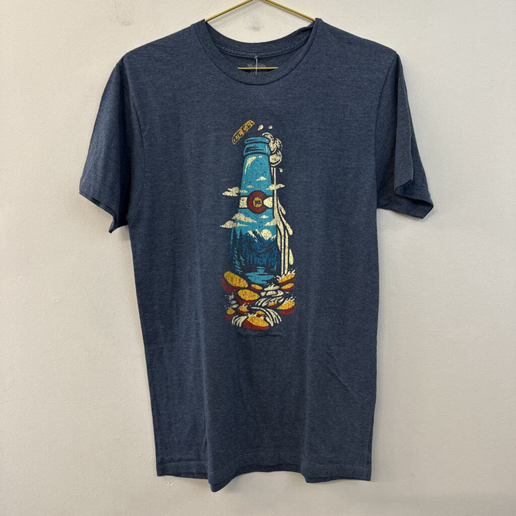Blue Colorado Short Sleeve Graphic Tee Medium