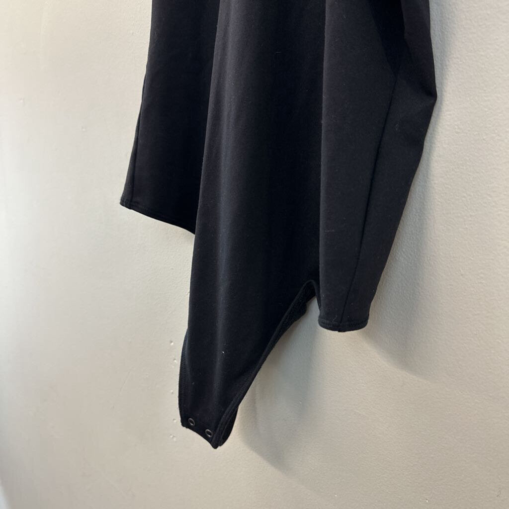 Abercrombie and Fitch Black High Neck Cut Out Bodysuit Small