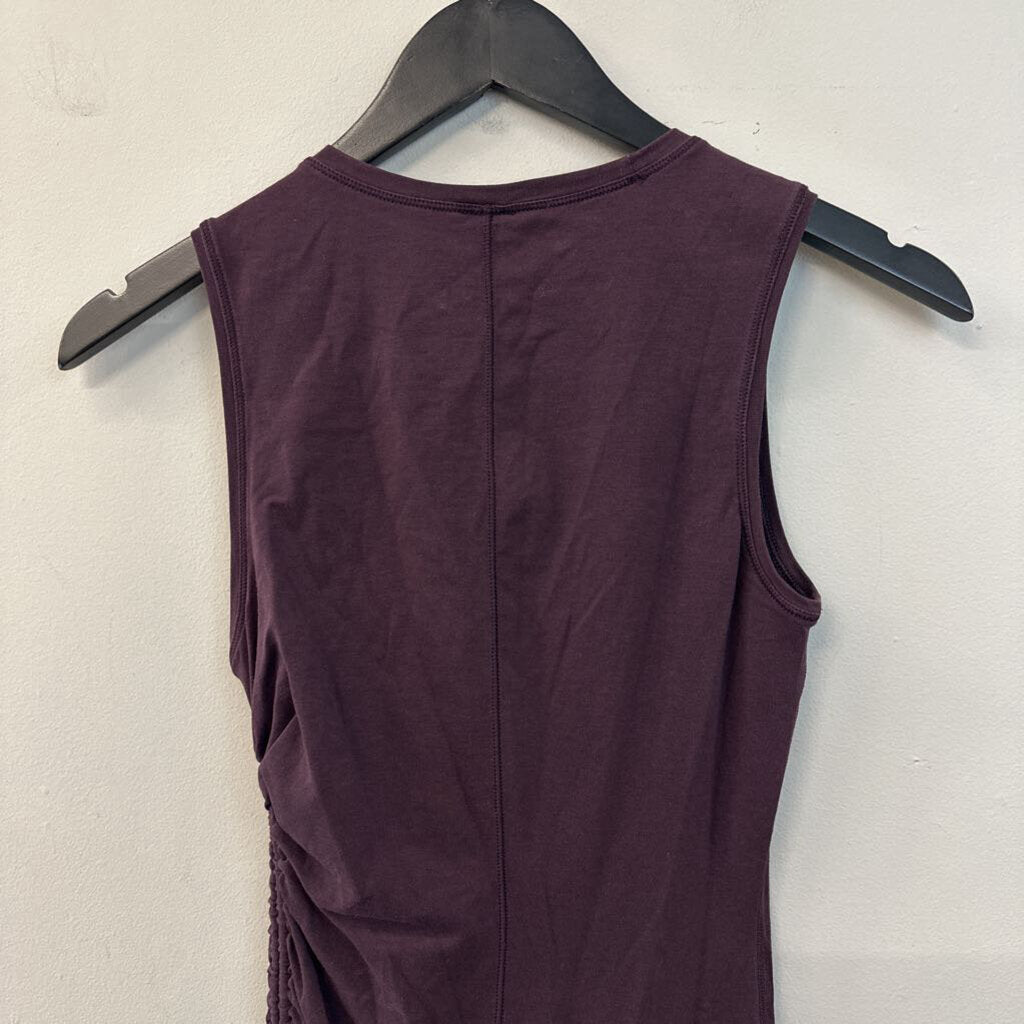 Lululemon Purple Ruched Side Tank Dress Small