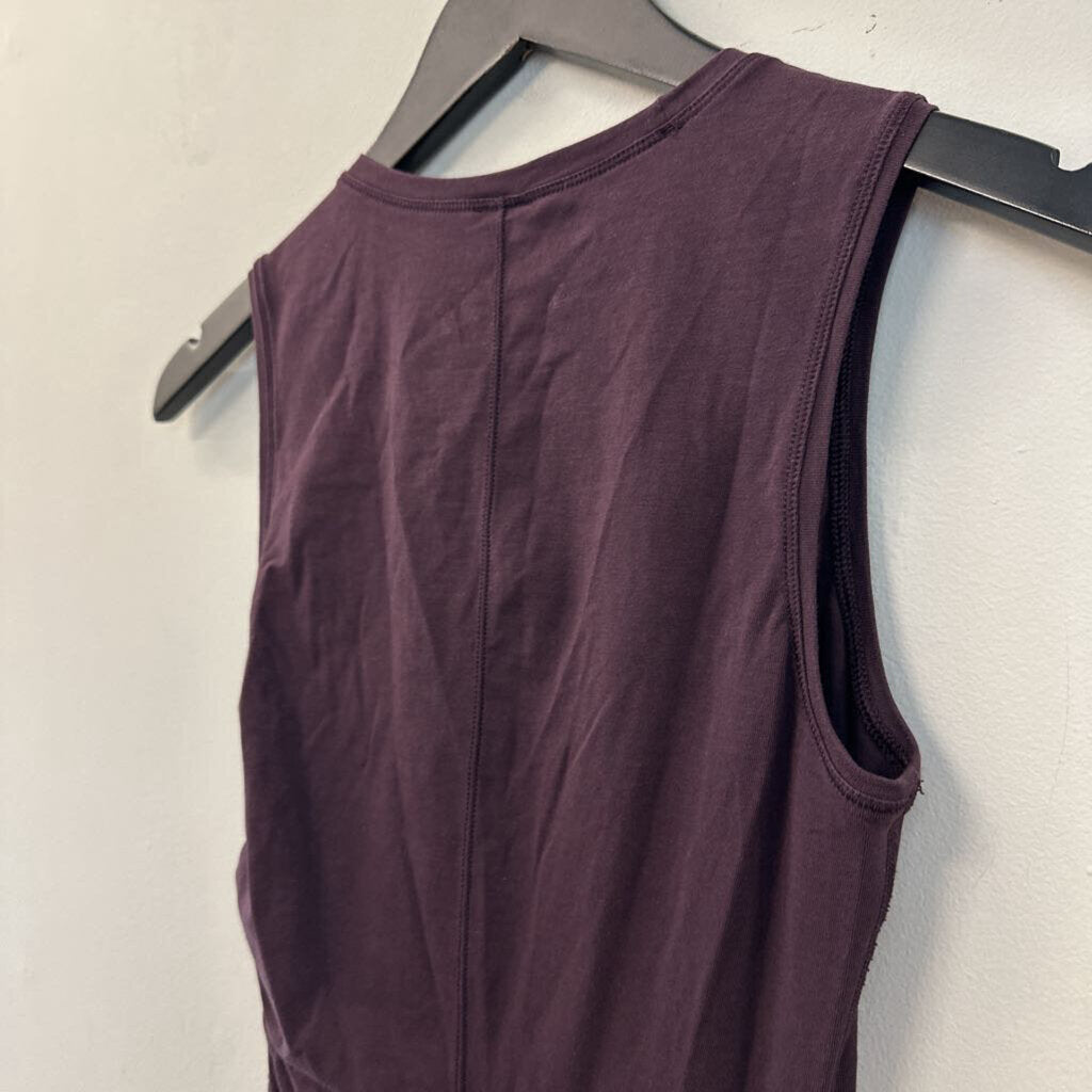 Lululemon Purple Ruched Side Tank Dress Small