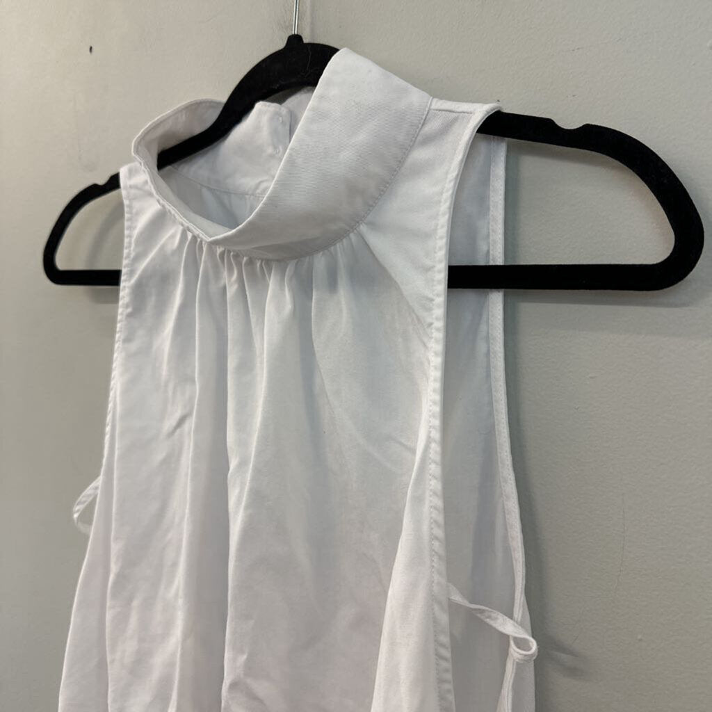 Free People White High Neck Tank Top Small