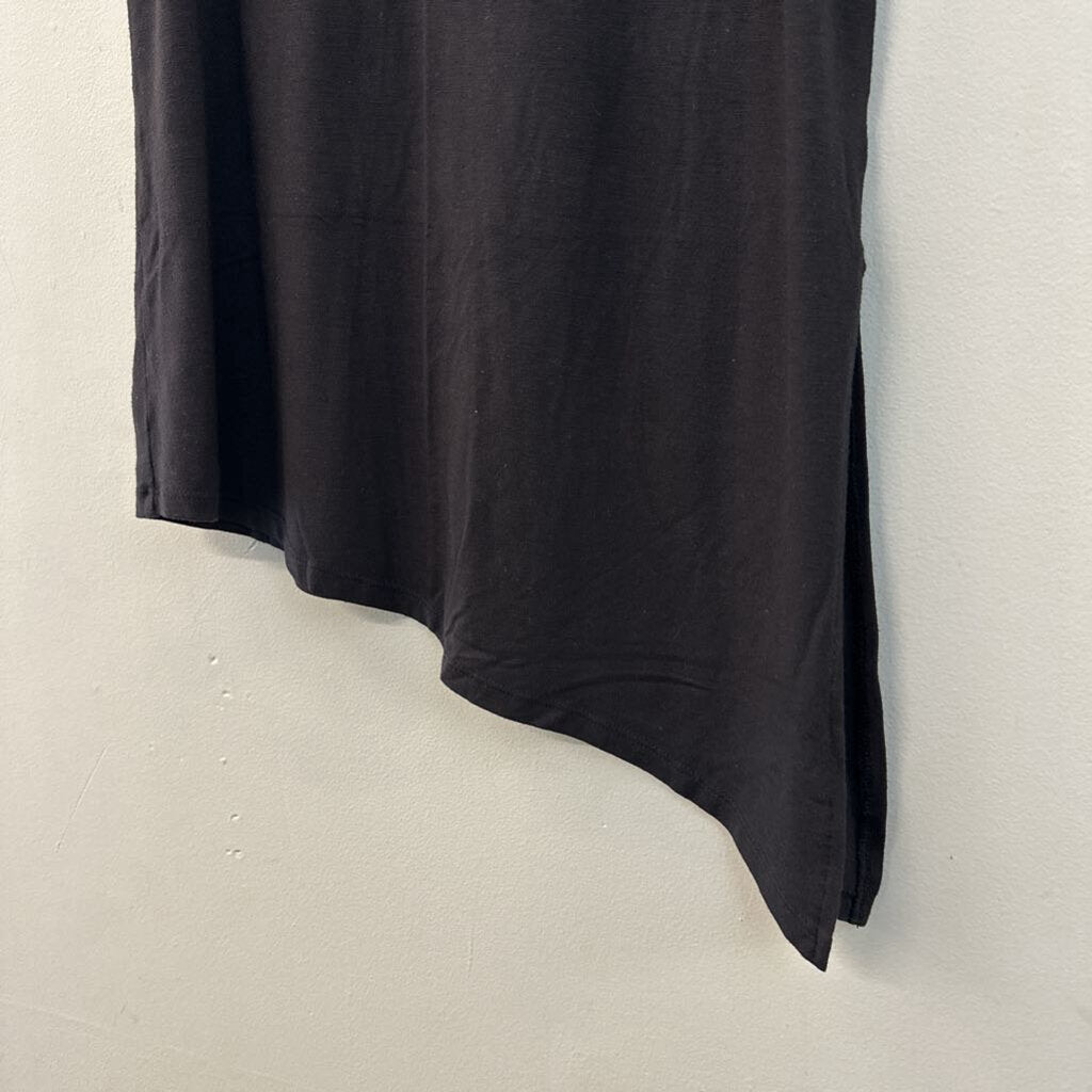 Athleta Black Asymmetrical Hem Tank Top Extra Small