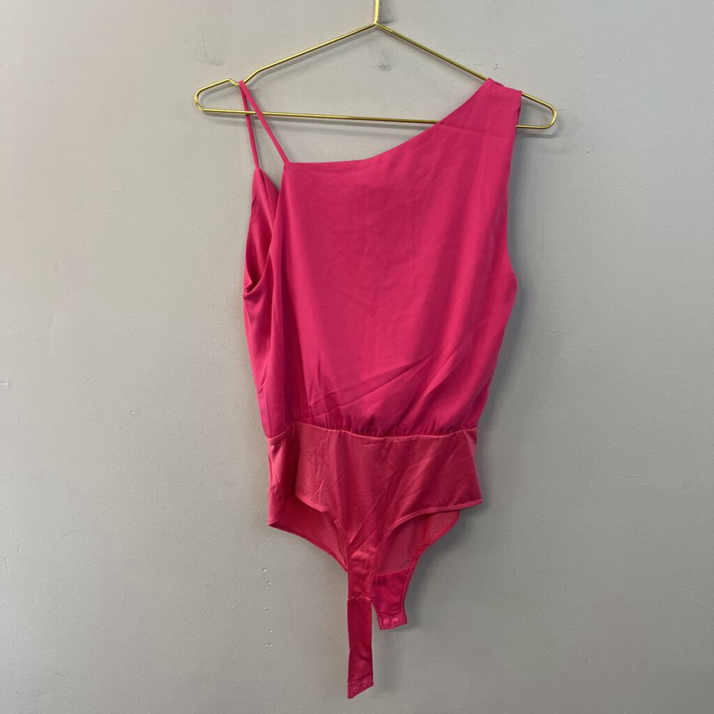 Lavish Alice Pink Cowl Neck Bodysuit 6