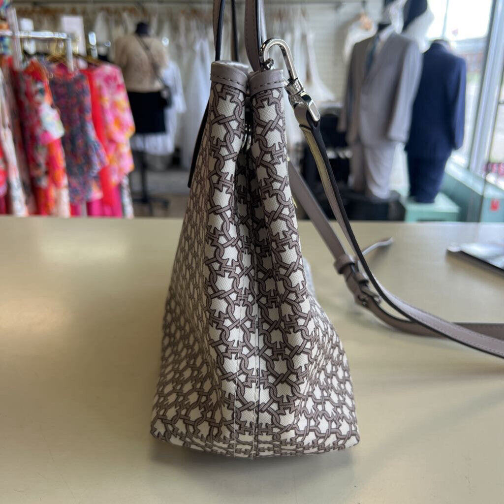 Kate Spade Beige/ Cream Spade Link Mini Tote Purse