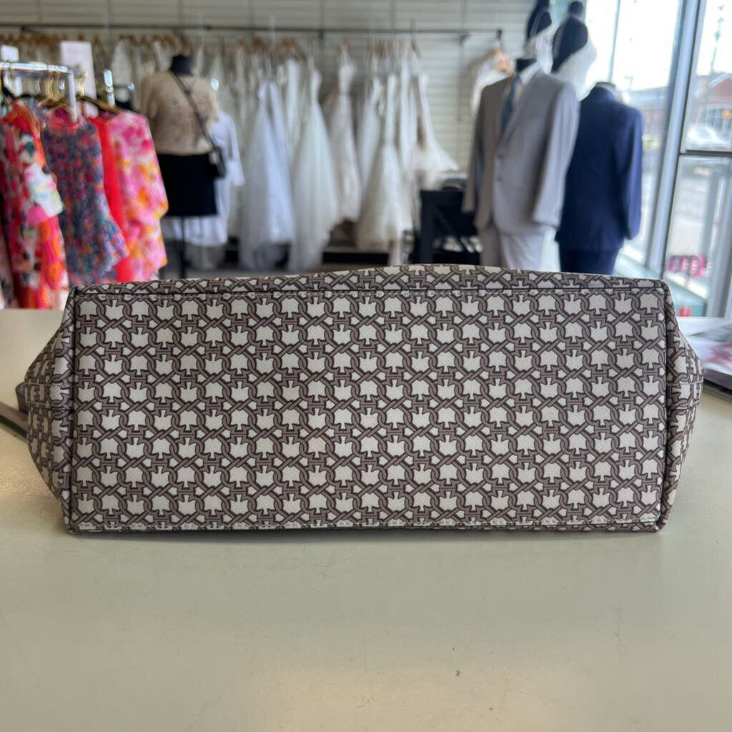 Kate Spade Beige/ Cream Spade Link Mini Tote Purse