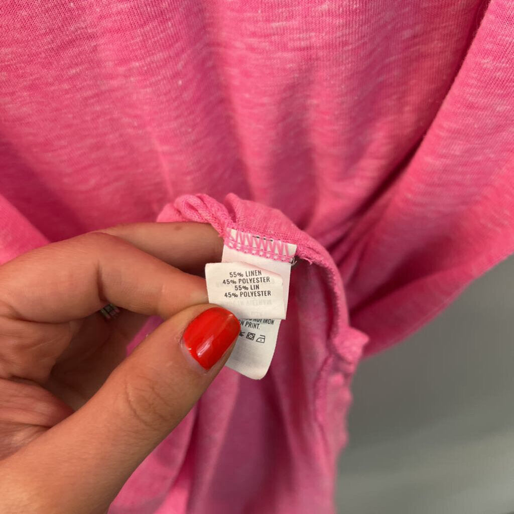 Aerie Pink Cotton Midi Tank Dress Large
