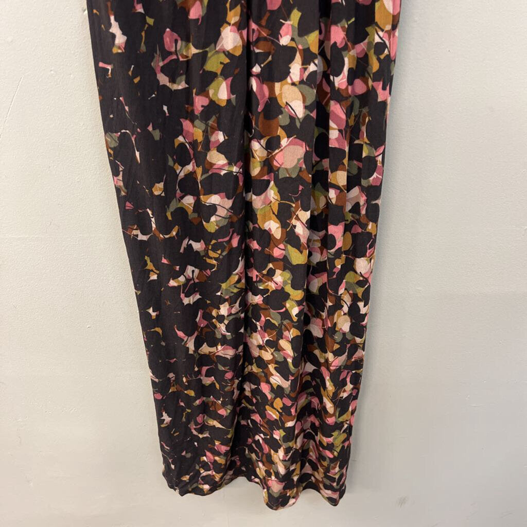 Fab'rik Black/ Multi Floral Maxi Dress Medium/ Large