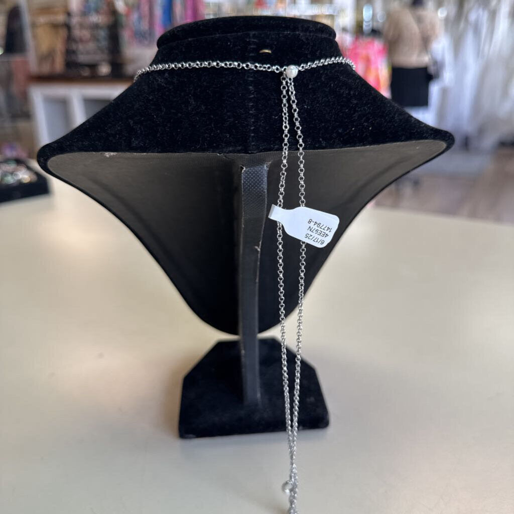 Circle Pendant Long Necklace