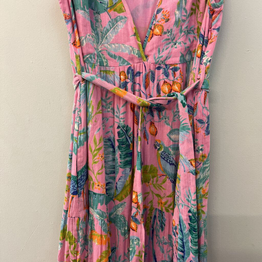Banjanan Pink Maxi Floral Dress