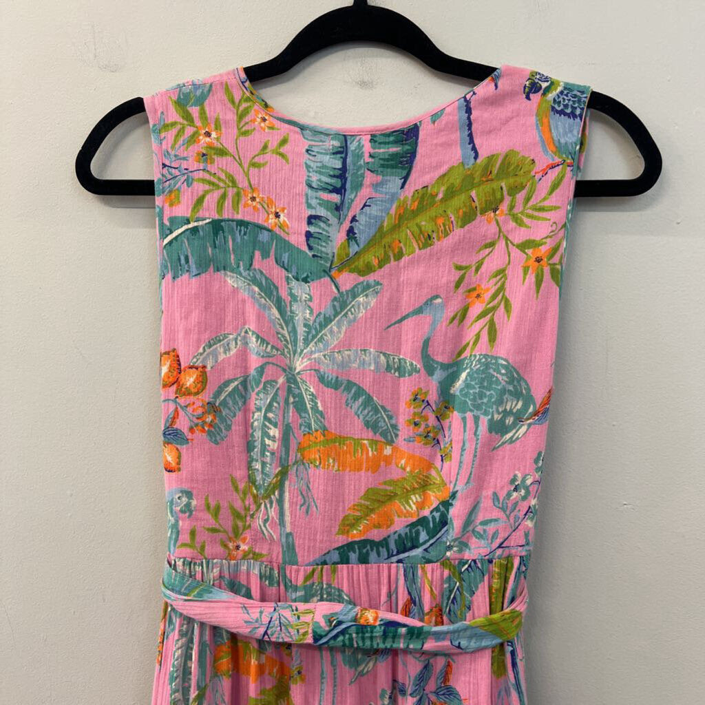 Banjanan Pink Maxi Floral Dress