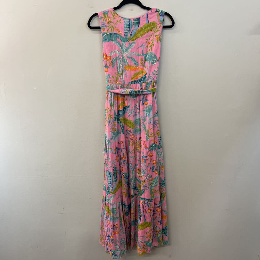 Banjanan Pink Maxi Floral Dress