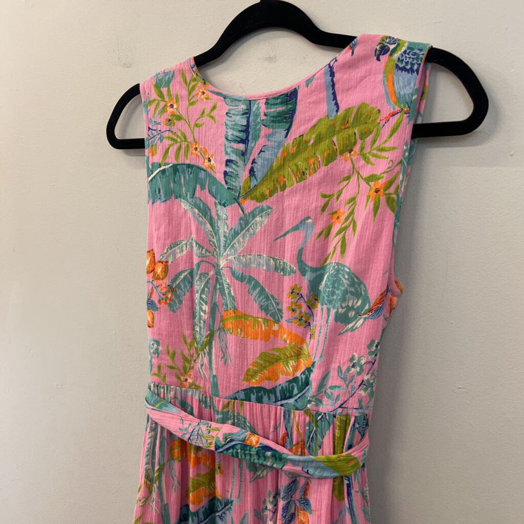 Banjanan Pink Maxi Floral Dress