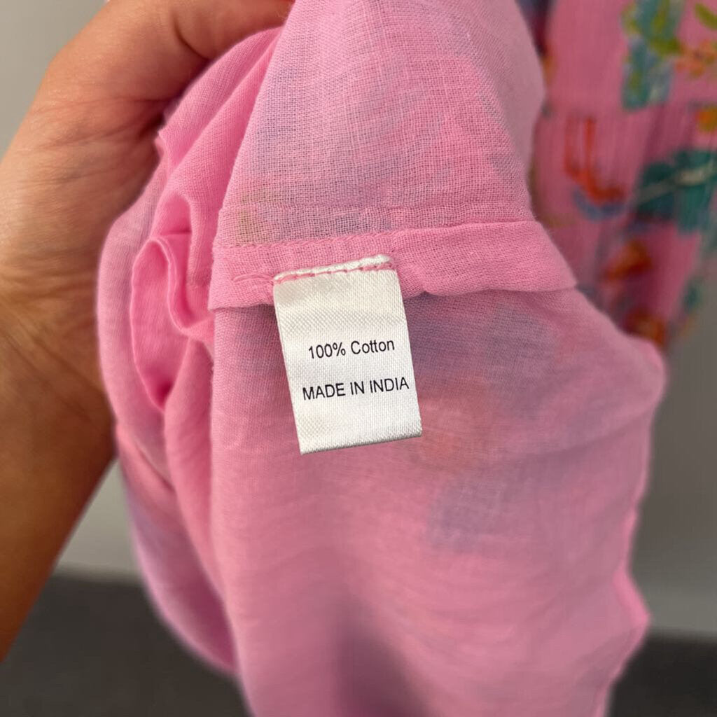Banjanan Pink Maxi Floral Dress