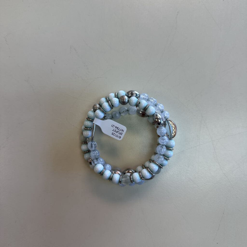 Beaded Wrap Bangle Bracelet