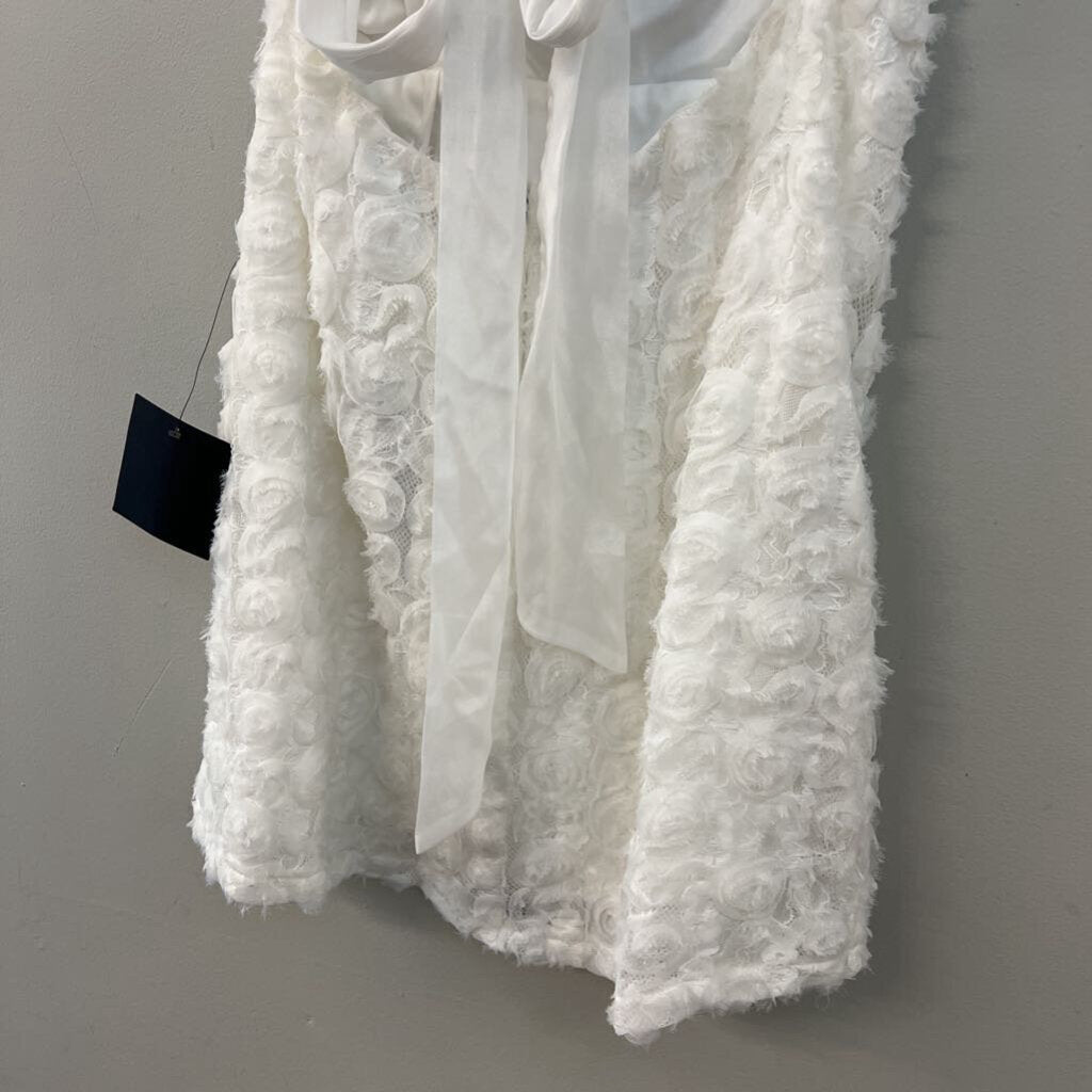 Lulus White Rosette Dress Large
