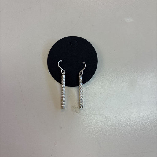 Rhinestone Bar Earrings