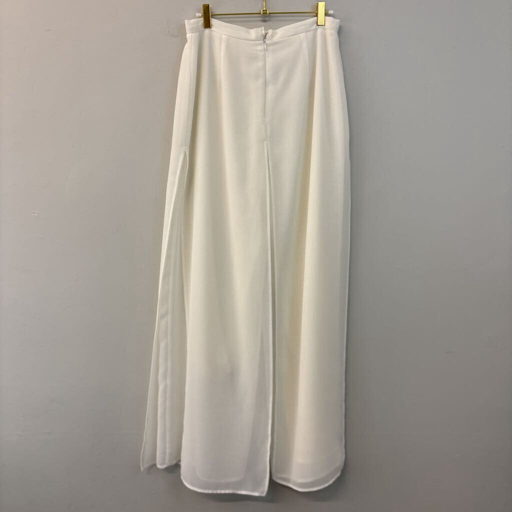Dress Barn Cream Wide Leg Palazzo Pants 10