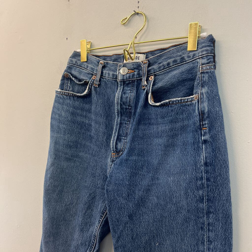 Agolde Dark Wash High Rise Jeans 25