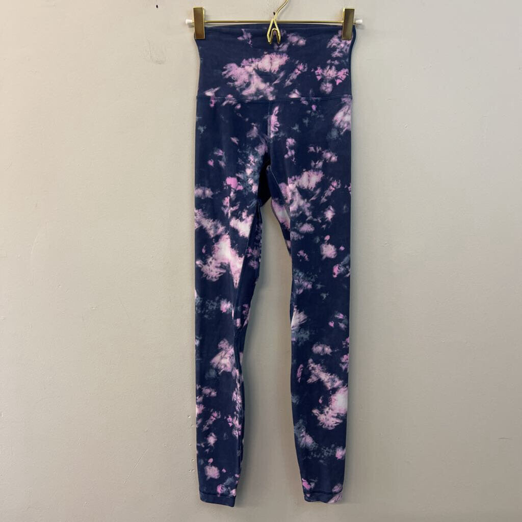Lululemon Blue/ Purple Tie Dye Full Length Leggings 2
