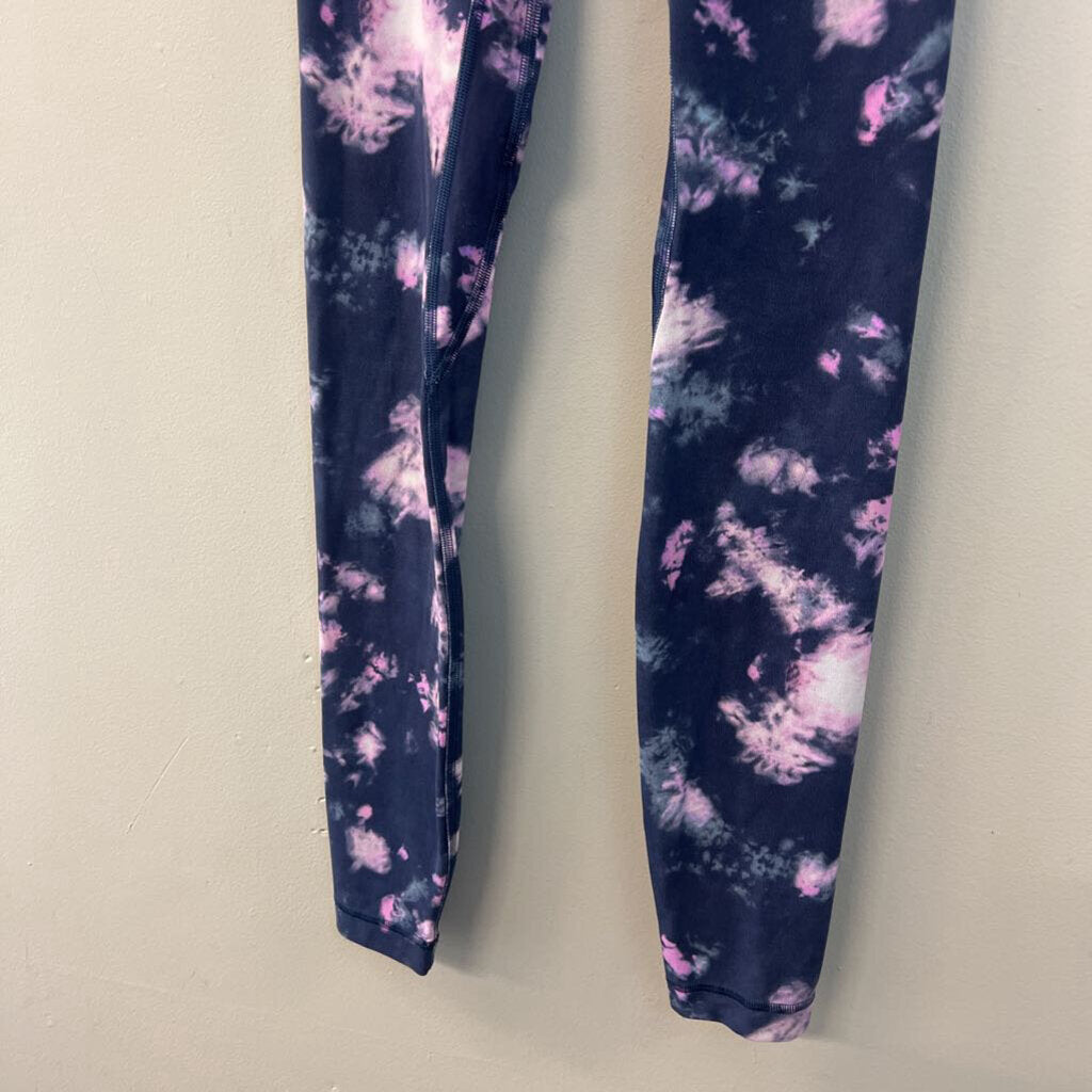 Lululemon Blue/ Purple Tie Dye Full Length Leggings 2