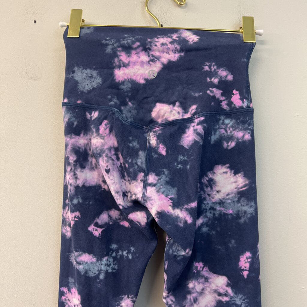Lululemon Blue/ Purple Tie Dye Full Length Leggings 2