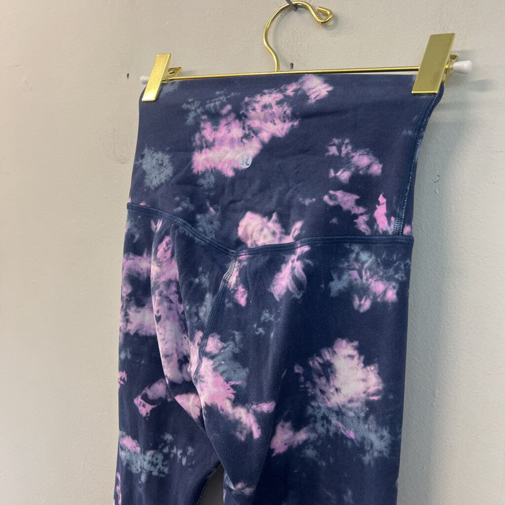 Lululemon Blue/ Purple Tie Dye Full Length Leggings 2