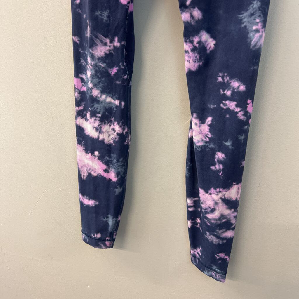 Lululemon Blue/ Purple Tie Dye Full Length Leggings 2