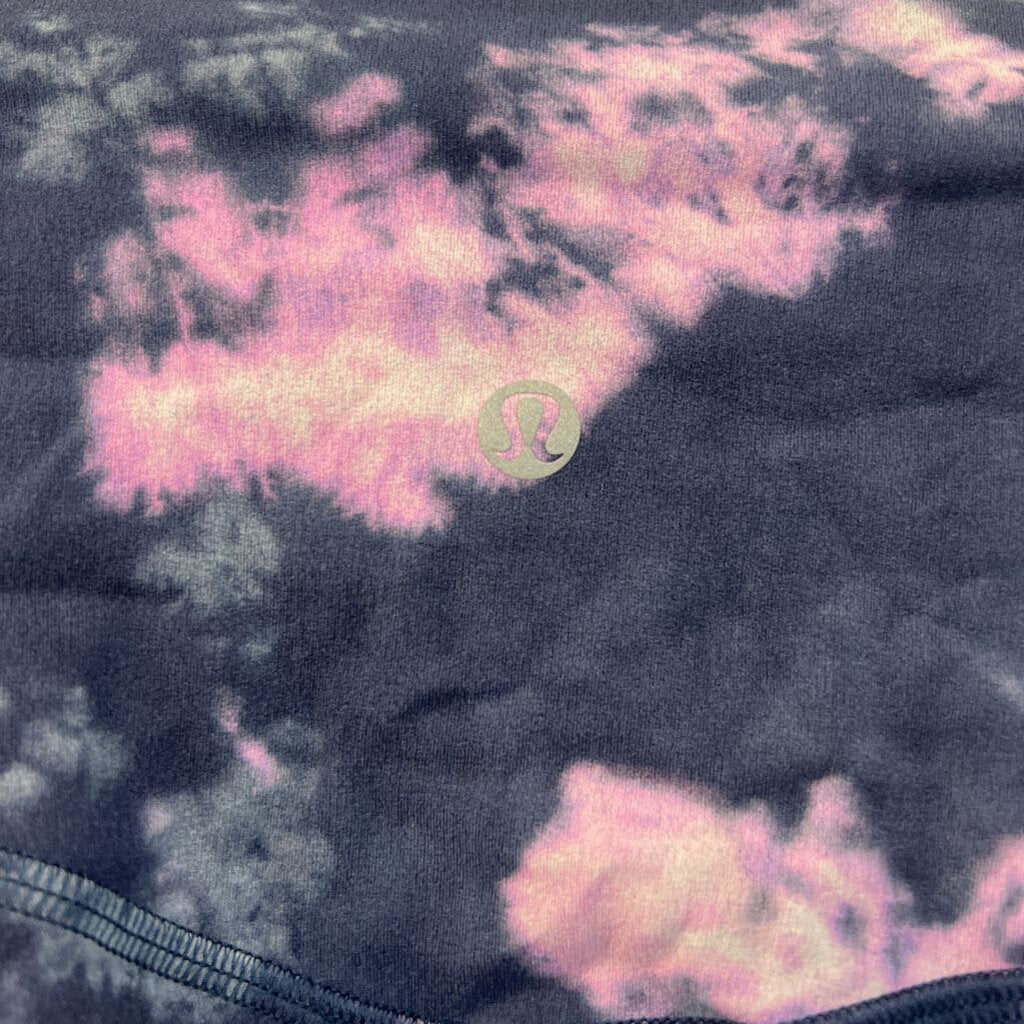 Lululemon Blue/ Purple Tie Dye Full Length Leggings 2