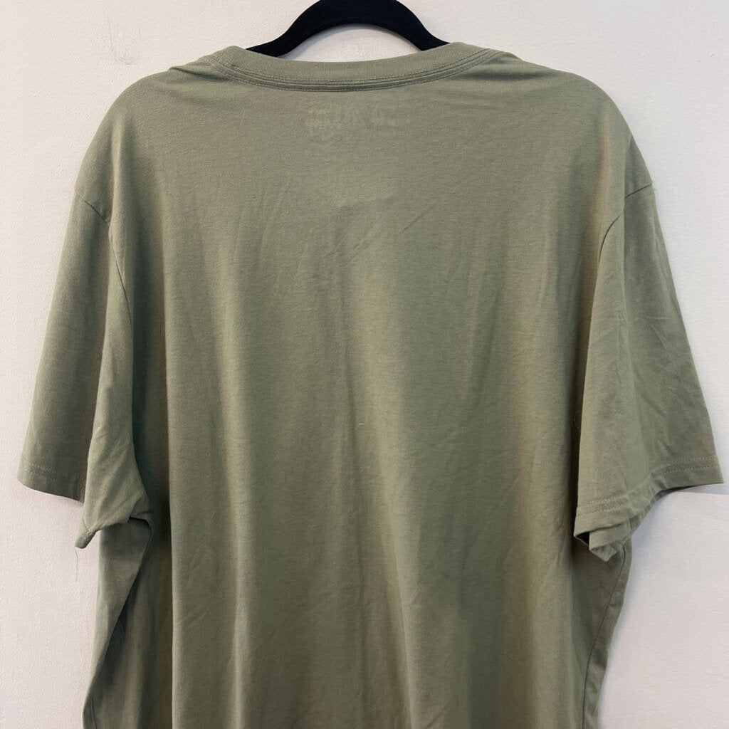 Def Leppard Green Short Sleeve Graphic Tee Extra Large