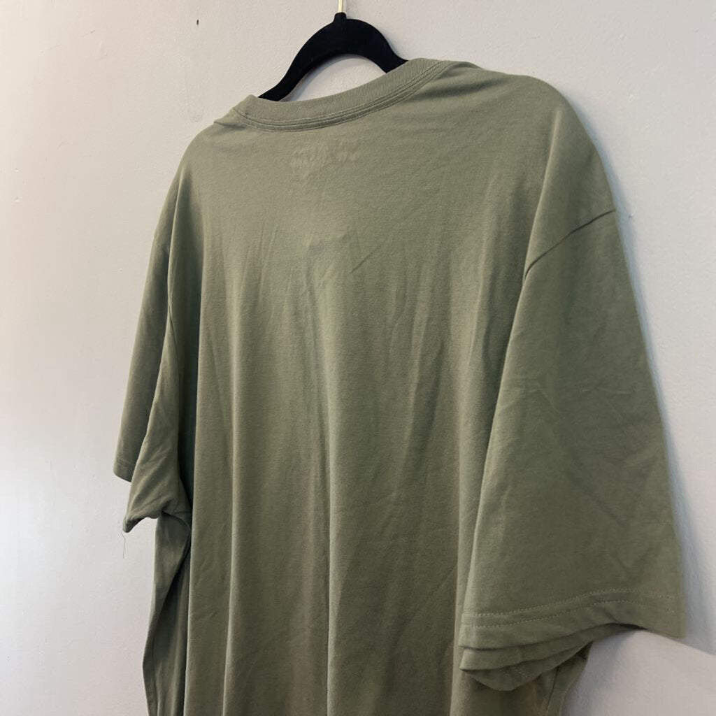 Def Leppard Green Short Sleeve Graphic Tee Extra Large