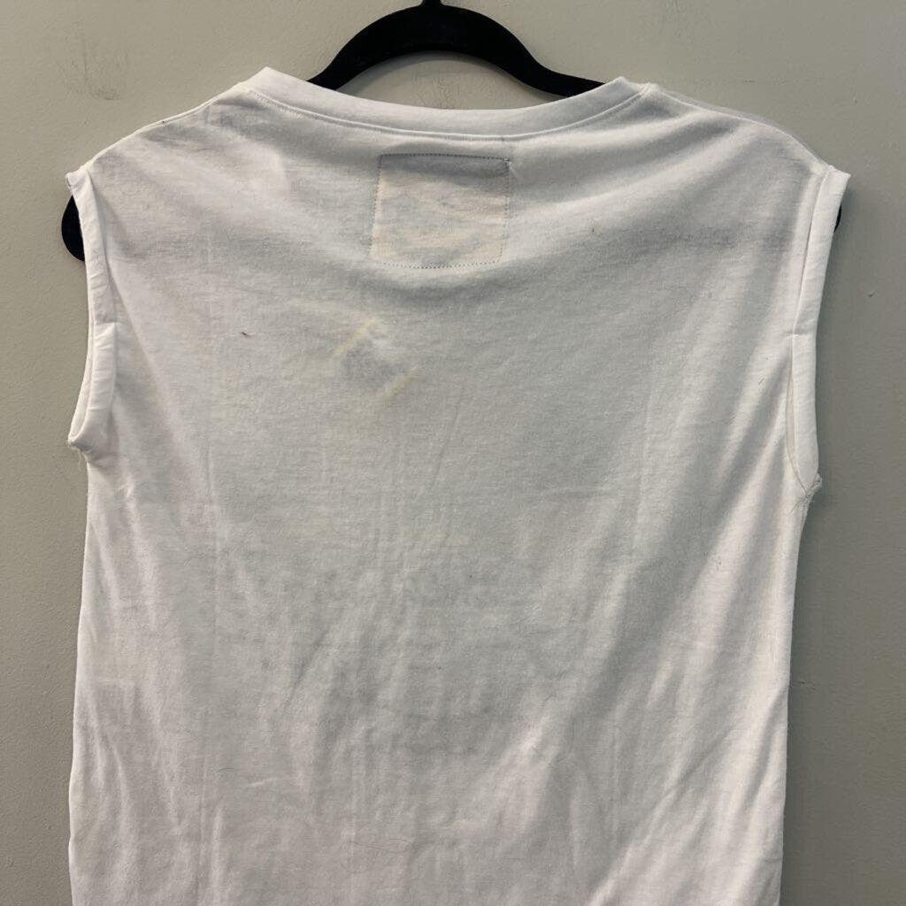 Life Style White/ Multi One Love Jamaica Graphic Tank Top Small