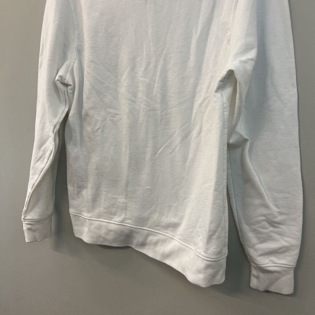 Make Market White/ Black Silly Graphic Long Sleeve Pullover Medium