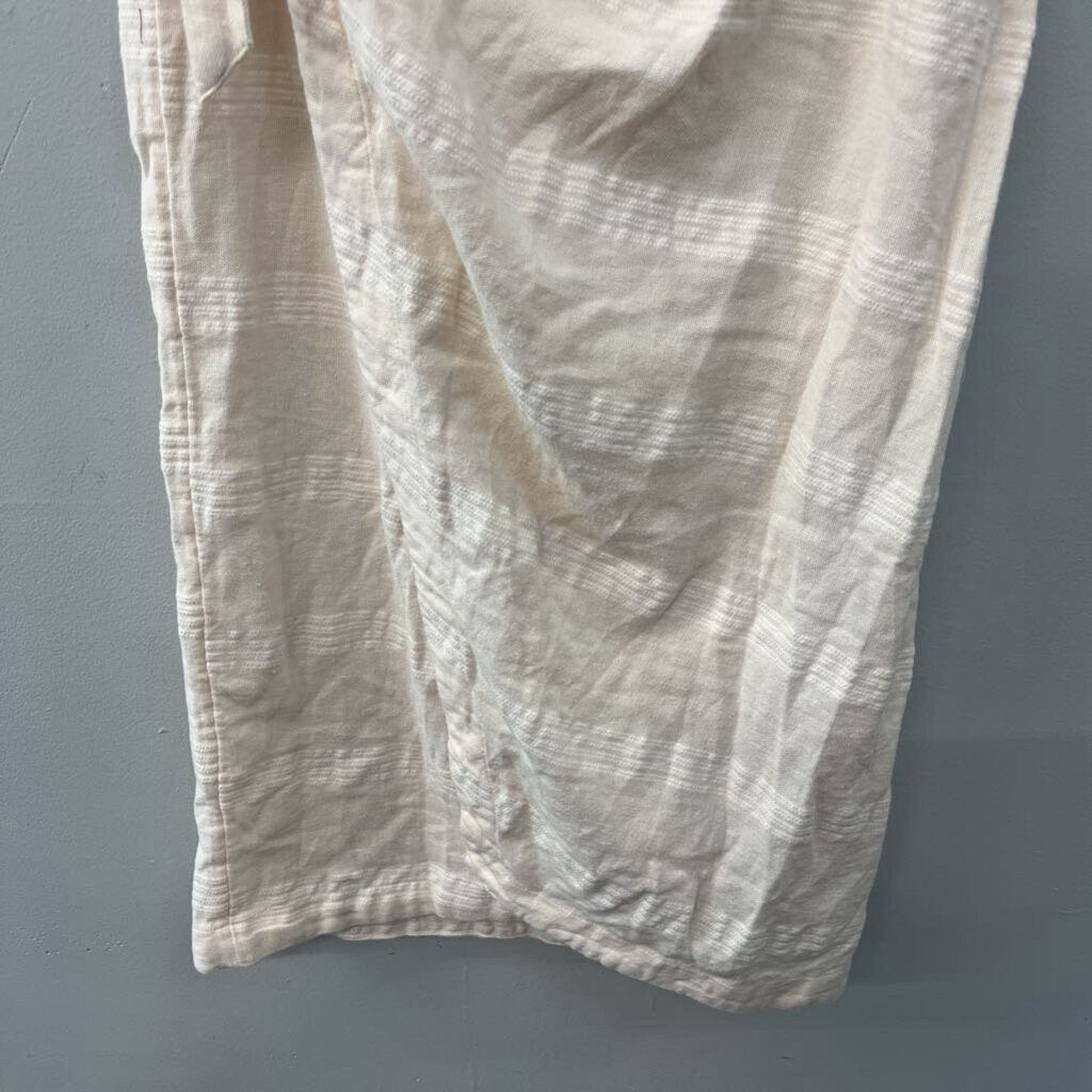 Free People Cream Wrap One Shoulder Maxi Dress Large