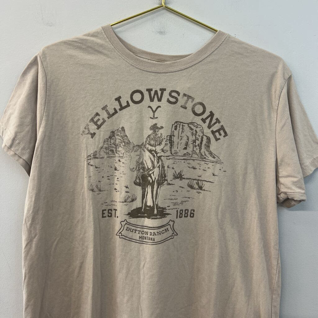 Yellowstone Brown Short Sleeve Graphic Tee Extra Large
