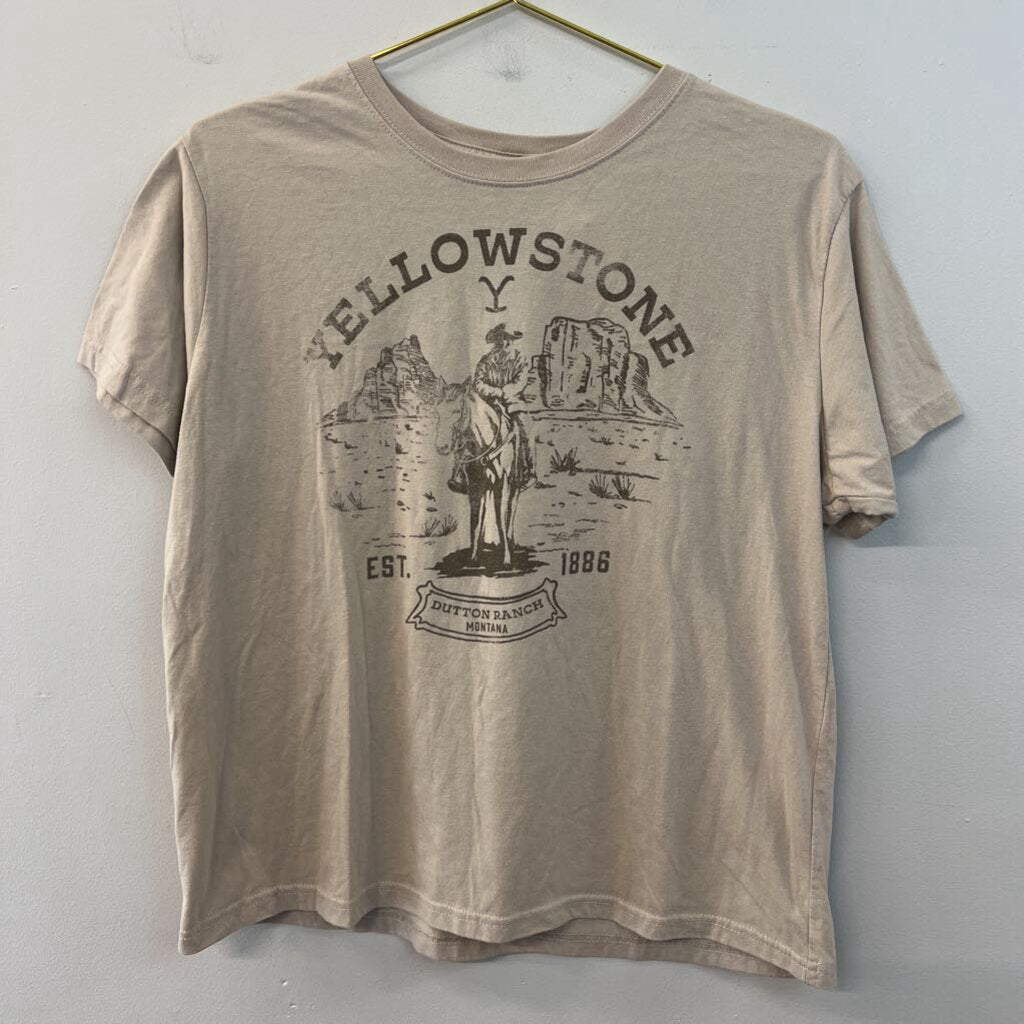 Yellowstone Brown Short Sleeve Graphic Tee Extra Large
