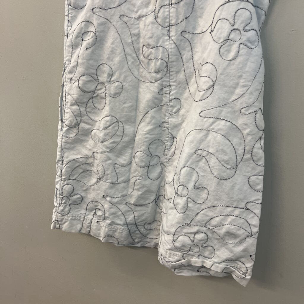Madewell Blue Embroidered Flower Dress 2