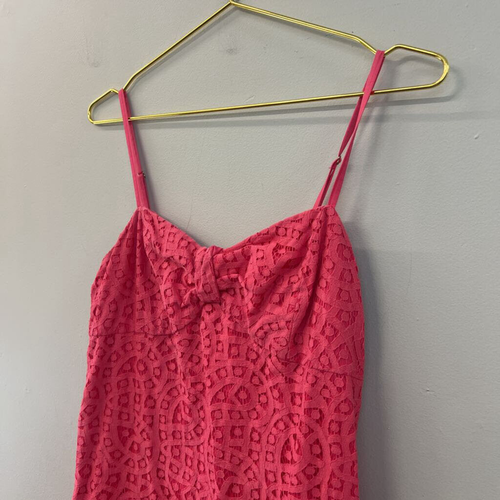 Lilly Pulitzer Pink Lace Dress 8