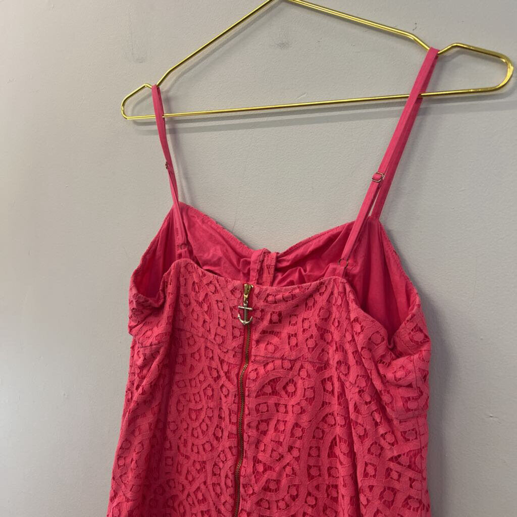 Lilly Pulitzer Pink Lace Dress 8